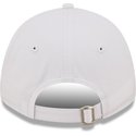 new-era-curved-brim-youth-pink-logo-9forty-league-essential-new-york-yankees-mlb-white-adjustable-cap