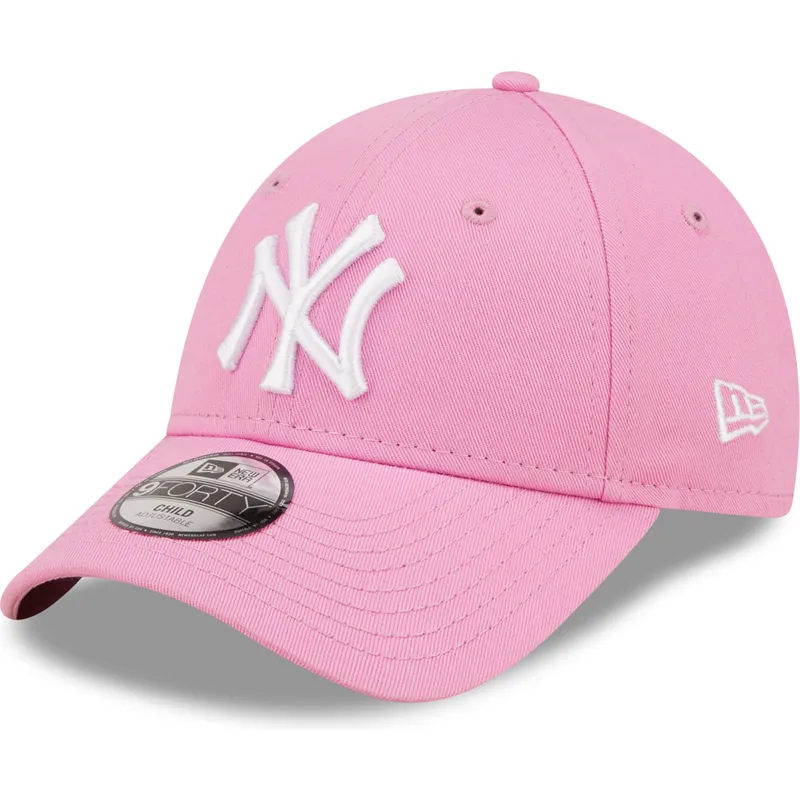 czapki-curva-roz-tasma-regulowana-dla-dziecka-9forty-league-essential-new-york-yankees-mlb-new-era czapki-curva-roz-tasma-regulowana-dla-dziecka-9forty-league-essential-new-york-yankees-mlb-new-era