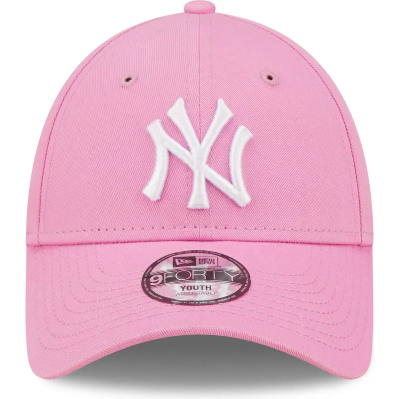 czapki-curva-roz-tasma-regulowana-dla-dziecka-9forty-league-essential-new-york-yankees-mlb-new-era czapki-curva-roz-tasma-regulowana-dla-dziecka-9forty-league-essential-new-york-yankees-mlb-new-era
