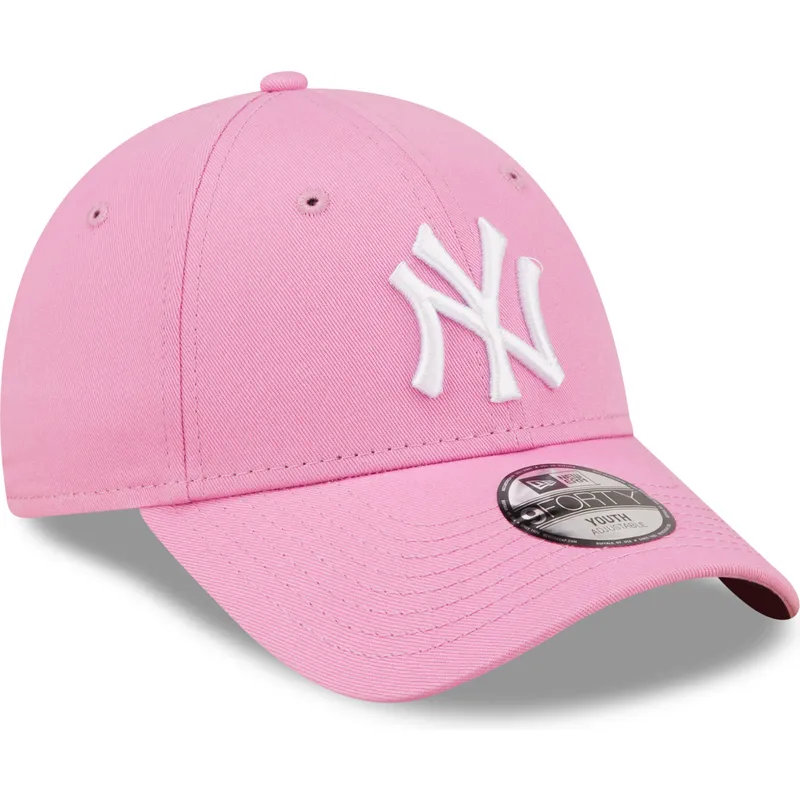 czapki-curva-roz-tasma-regulowana-dla-dziecka-9forty-league-essential-new-york-yankees-mlb-new-era czapki-curva-roz-tasma-regulowana-dla-dziecka-9forty-league-essential-new-york-yankees-mlb-new-era