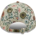 czapki-curva-bezowy-tasma-regulowana-9forty-all-over-print-floral-new-york-yankees-mlb-new-era