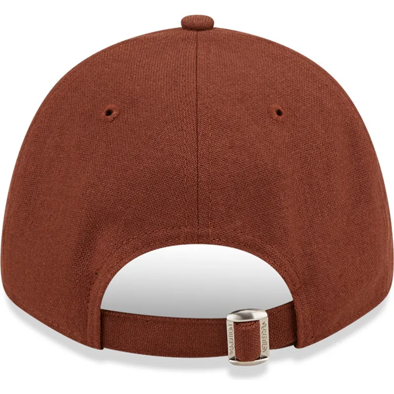 czapki-curva-brazowy-tasma-regulowana-9forty-linen-new-york-yankees-mlb-new-era