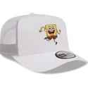 czapki-curva-bialy-snapback-a-frame-bob-esponja-new-era