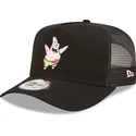 czapki-curva-czarny-snapback-a-frame-patricio-estrella-bob-esponja-new-era
