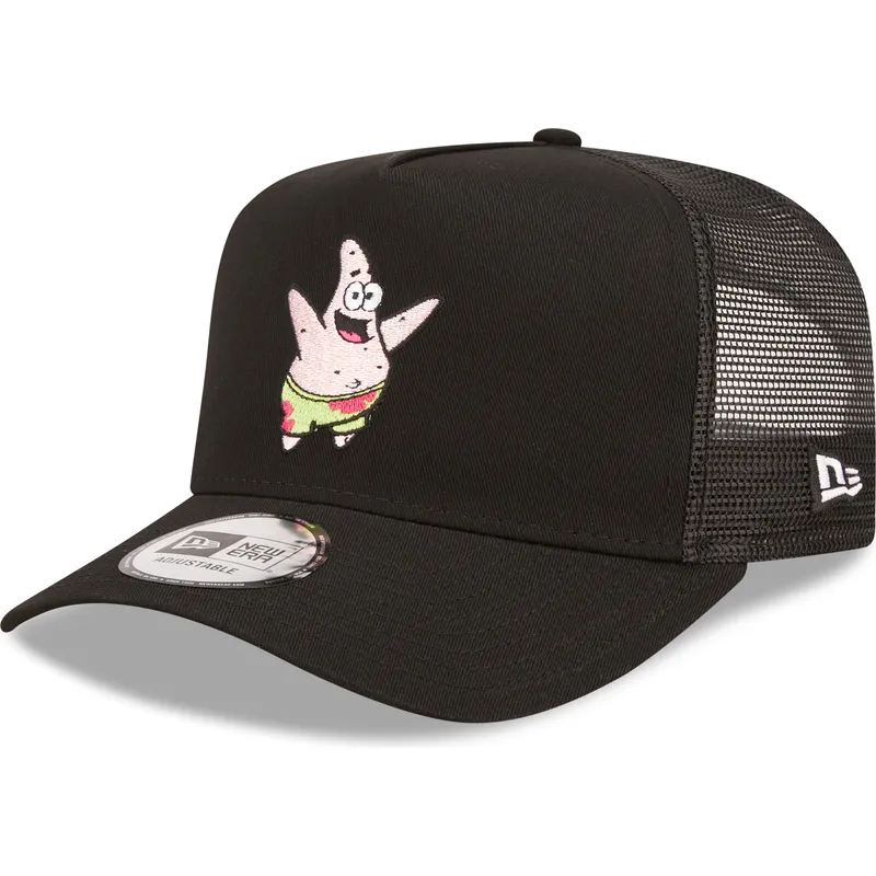 czapki-curva-czarny-snapback-a-frame-patricio-estrella-bob-esponja-new-era