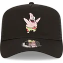 czapki-curva-czarny-snapback-a-frame-patricio-estrella-bob-esponja-new-era