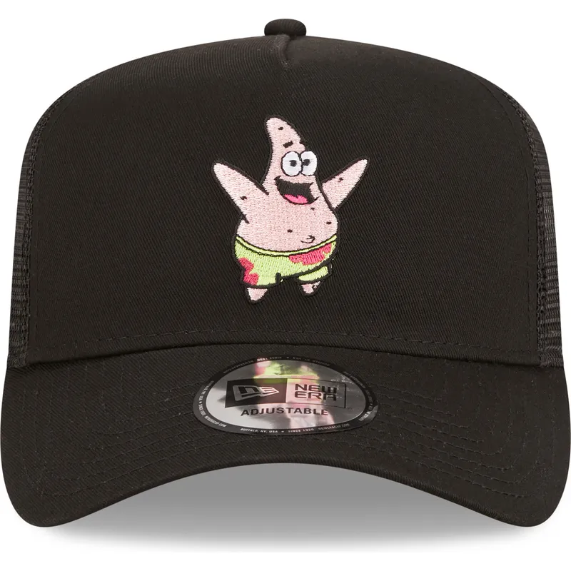 czapki-curva-czarny-snapback-a-frame-patricio-estrella-bob-esponja-new-era