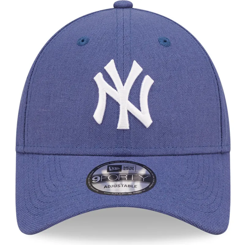 czapki-curva-niebieski-tasma-regulowana-9forty-linen-new-york-yankees-mlb-new-era czapki-curva-niebieski-tasma-regulowana-9forty-linen-new-york-yankees-mlb-new-era