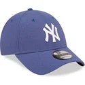czapki-curva-niebieski-tasma-regulowana-9forty-linen-new-york-yankees-mlb-new-era