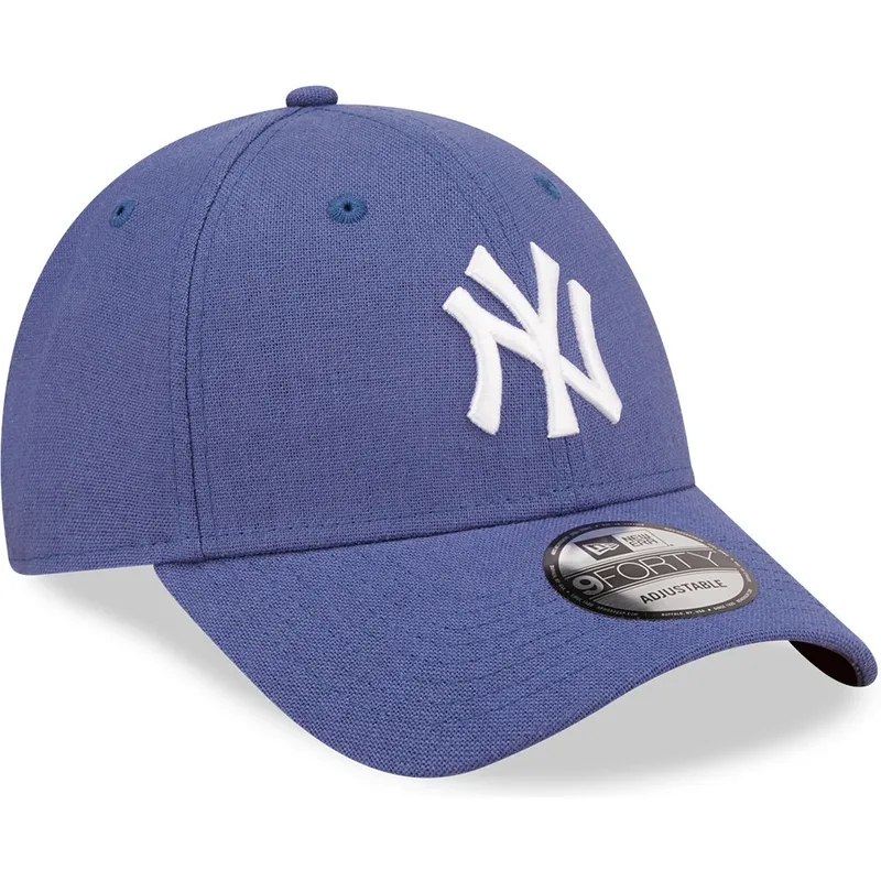 czapki-curva-niebieski-tasma-regulowana-9forty-linen-new-york-yankees-mlb-new-era czapki-curva-niebieski-tasma-regulowana-9forty-linen-new-york-yankees-mlb-new-era