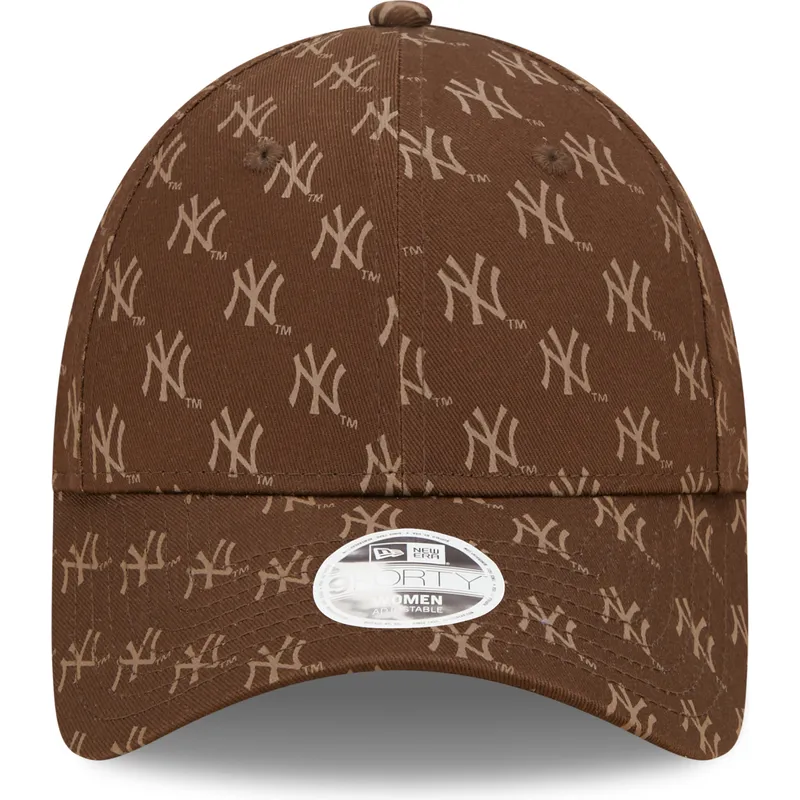 czapki-curva-brazowy-tasma-regulowana-9forty-monogram-new-york-yankees-mlb-new-era czapki-curva-brazowy-tasma-regulowana-9forty-monogram-new-york-yankees-mlb-new-era