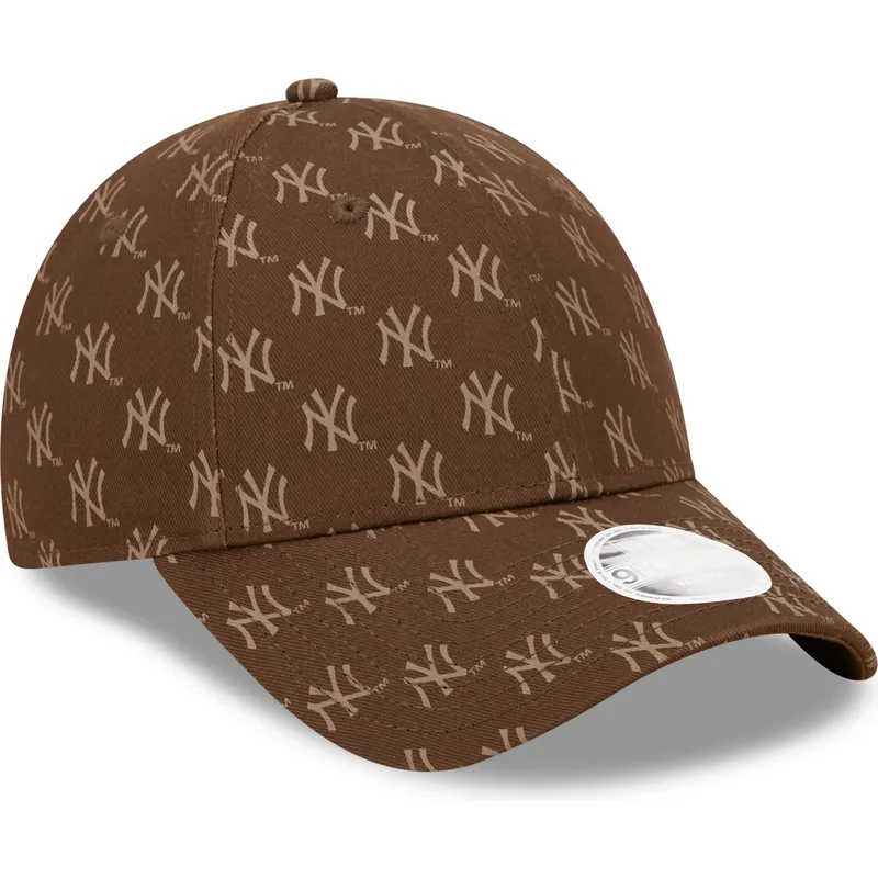 czapki-curva-brazowy-tasma-regulowana-9forty-monogram-new-york-yankees-mlb-new-era czapki-curva-brazowy-tasma-regulowana-9forty-monogram-new-york-yankees-mlb-new-era