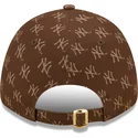 czapki-curva-brazowy-tasma-regulowana-9forty-monogram-new-york-yankees-mlb-new-era