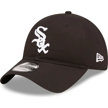 Czapka z zakrzywionym daszkiem czarna regulowana 9TWENTY League Essential Chicago White Sox MLB New Era