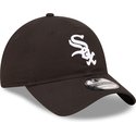 new-era-curved-brim-9twenty-league-essential-chicago-white-sox-mlb-black-adjustable-cap