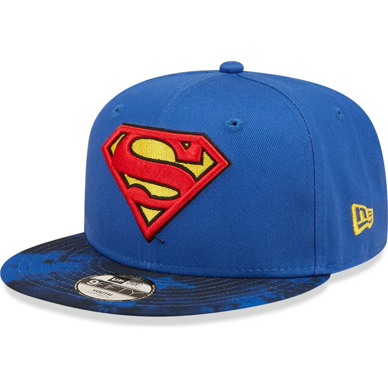czapki-plana-niebieski-snapback-dla-dziecka-9fifty-superman-dc-comics-new-era
