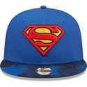 czapki-plana-niebieski-snapback-dla-dziecka-9fifty-superman-dc-comics-new-era
