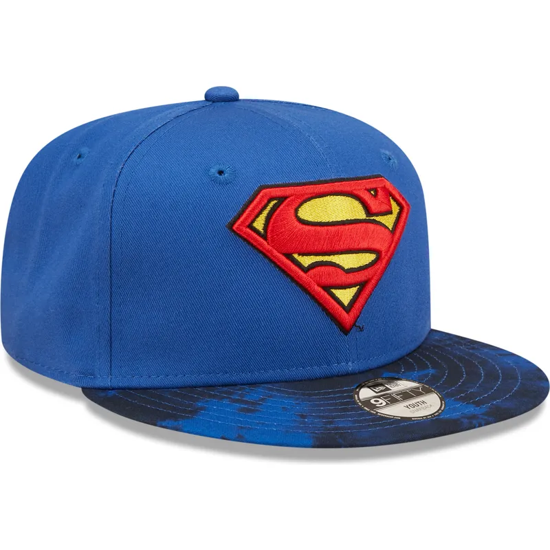 czapki-plana-niebieski-snapback-dla-dziecka-9fifty-superman-dc-comics-new-era
