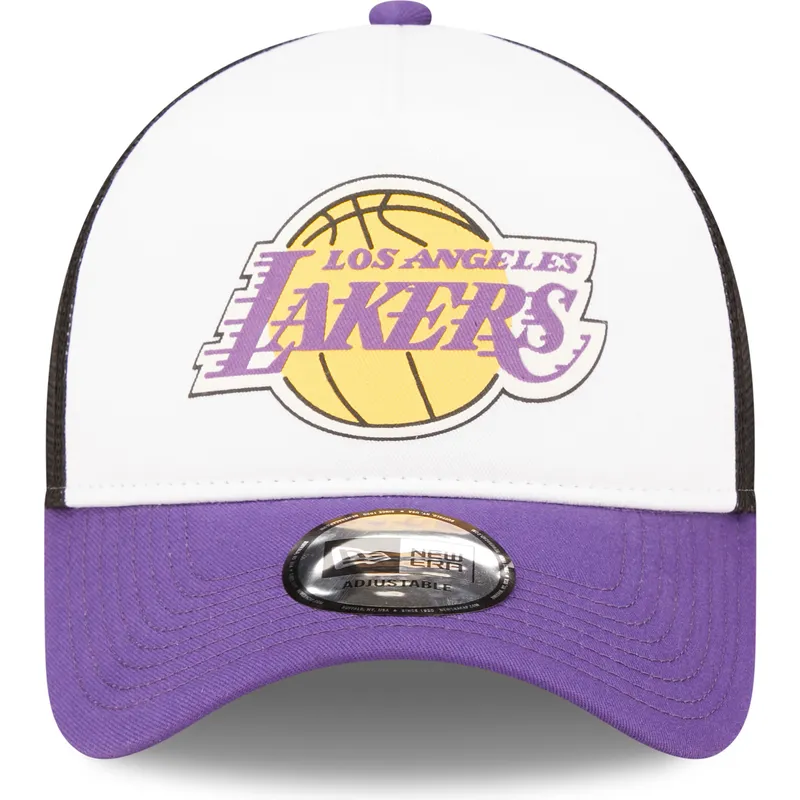 czapka-trucker-biala-czarna-i-fioletowa-a-frame-team-colour-los-angeles-lakers-nba-new-era