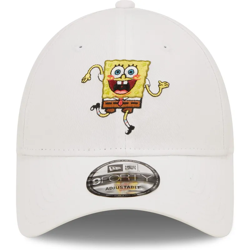 czapki-curva-bialy-tasma-regulowana-9forty-bob-esponja-new-era