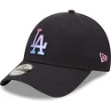 czapki-curva-granatowy-tasma-regulowana-9forty-gradient-infill-los-angeles-dodgers-mlb-new-era