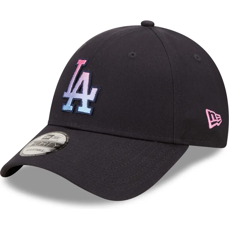 czapki-curva-granatowy-tasma-regulowana-9forty-gradient-infill-los-angeles-dodgers-mlb-new-era