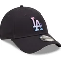 czapki-curva-granatowy-tasma-regulowana-9forty-gradient-infill-los-angeles-dodgers-mlb-new-era