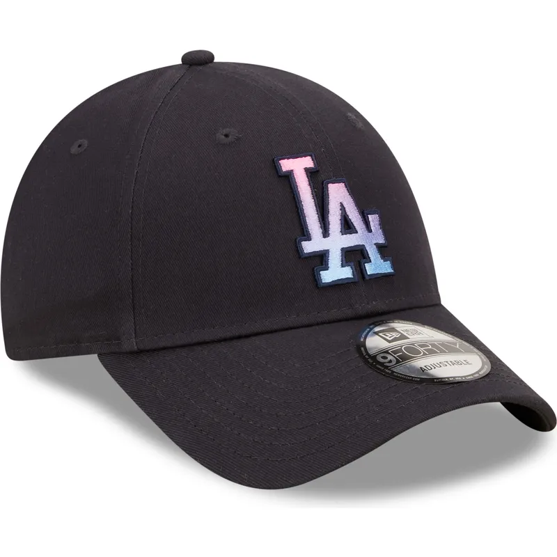 czapki-curva-granatowy-tasma-regulowana-9forty-gradient-infill-los-angeles-dodgers-mlb-new-era