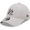 czapki-curva-szary-tasma-regulowana-9forty-seasonal-infill-new-york-yankees-mlb-new-era