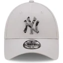 czapki-curva-szary-tasma-regulowana-9forty-seasonal-infill-new-york-yankees-mlb-new-era