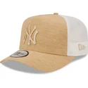 czapki-curva-brazowy-tasma-regulowana-a-frame-jersey-essential-new-york-yankees-mlb-new-era