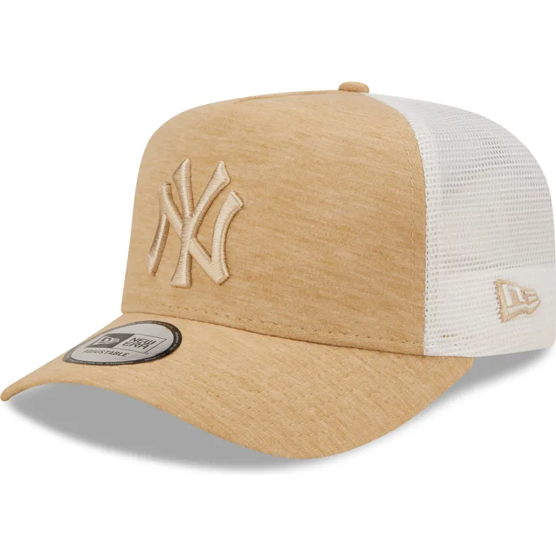 czapki-curva-brazowy-tasma-regulowana-a-frame-jersey-essential-new-york-yankees-mlb-new-era