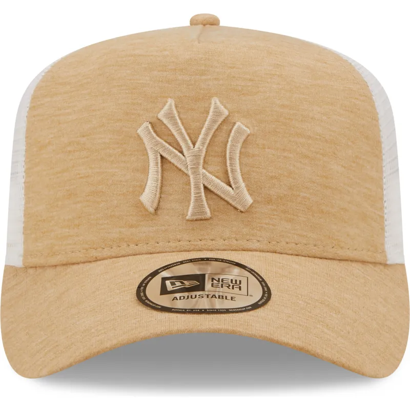 czapki-curva-brazowy-tasma-regulowana-a-frame-jersey-essential-new-york-yankees-mlb-new-era