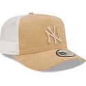czapki-curva-brazowy-tasma-regulowana-a-frame-jersey-essential-new-york-yankees-mlb-new-era