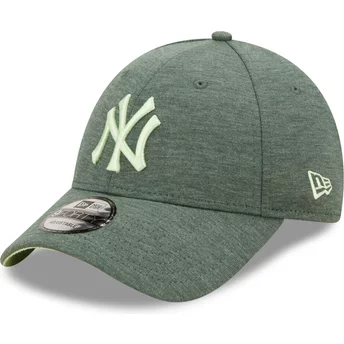 Zielona regulowana czapka z daszkiem z zielonym logo 9FORTY Jersey Essential New York Yankees MLB od New Era