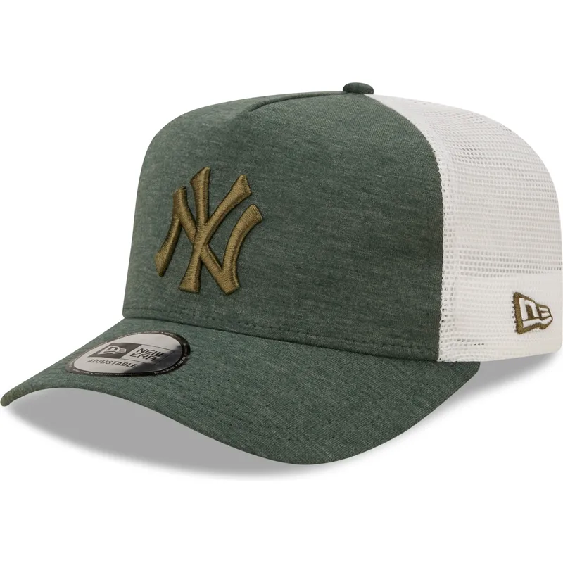 czapki-curva-zielony-snapback-a-frame-jersey-essential-new-york-yankees-mlb-new-era