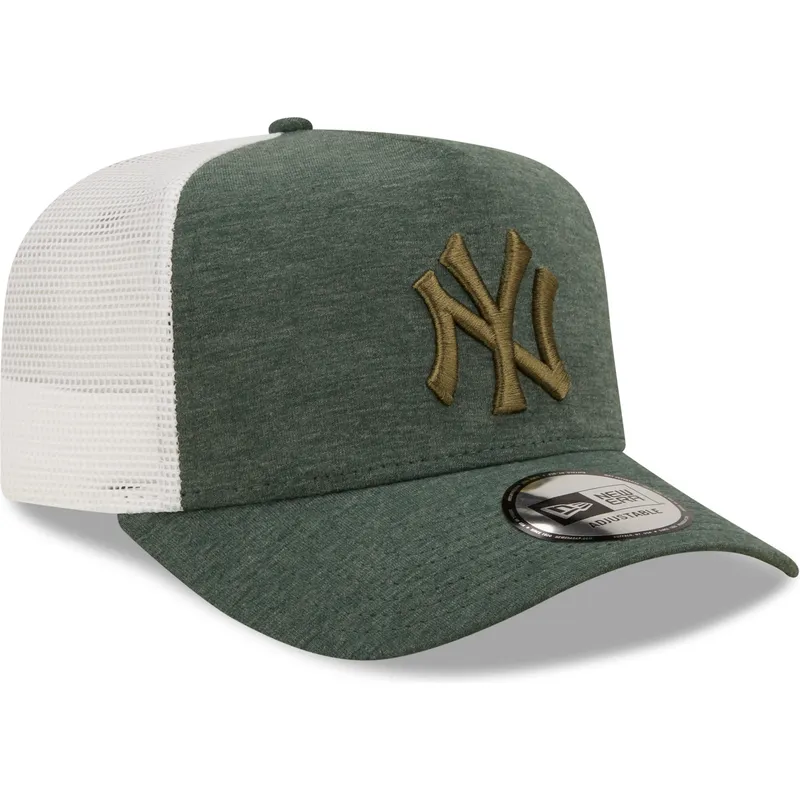 czapki-curva-zielony-snapback-a-frame-jersey-essential-new-york-yankees-mlb-new-era