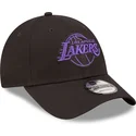 czapki-curva-czarny-tasma-regulowana-9forty-neon-outline-los-angeles-lakers-nba-new-era