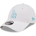 czapki-curva-bialy-tasma-regulowana-9forty-neon-outline-los-angeles-dodgers-mlb-new-era