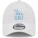 czapki-curva-bialy-tasma-regulowana-9forty-neon-outline-los-angeles-dodgers-mlb-new-era
