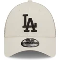 czapki-curva-bezowy-tasma-regulowana-a-frame-home-field-los-angeles-dodgers-mlb-new-era