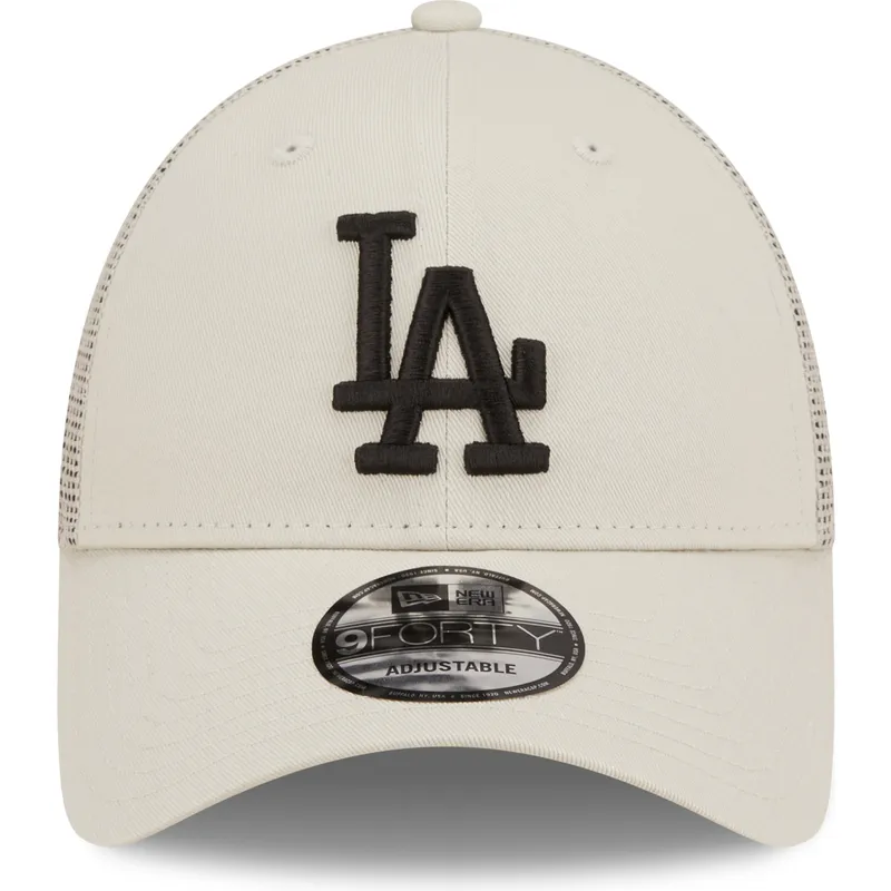 czapki-curva-bezowy-tasma-regulowana-a-frame-home-field-los-angeles-dodgers-mlb-new-era