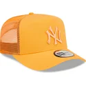 czapki-curva-pomaranczowy-snapback-a-frame-tonal-mesh-new-york-yankees-mlb-new-era