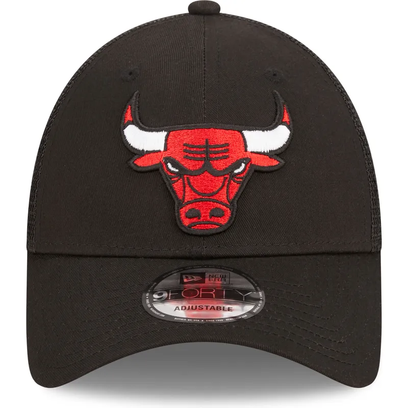czapki-curva-czarny-tasma-regulowana-a-frame-home-field-chicago-bulls-nba-new-era
