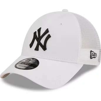 Biała, regulowana czapka typu trucker A Frame Home Field New York Yankees MLB od New Era