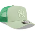 czapki-curva-zielony-snapback-claro-a-frame-tonal-mesh-new-york-yankees-mlb-new-era