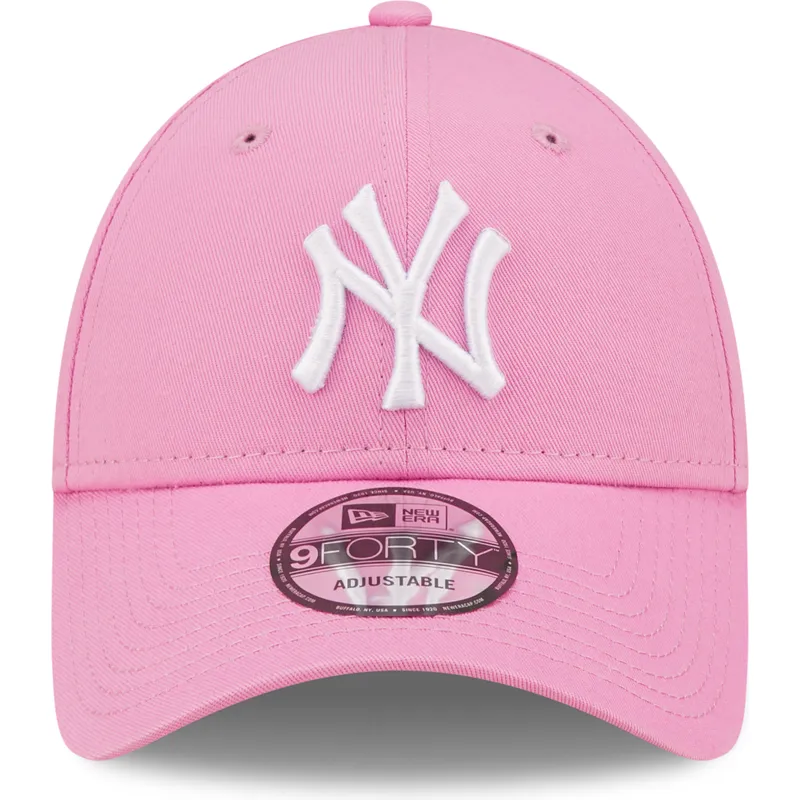 czapki-curva-roz-tasma-regulowana-9forty-league-essential-new-york-yankees-mlb-new-era