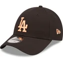 czapki-curva-czarny-tasma-regulowana-9forty-league-essential-los-angeles-dodgers-mlb-new-era
