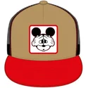 czapki-plana-brazowy-snapback-mickey-mouse-disney-capslab