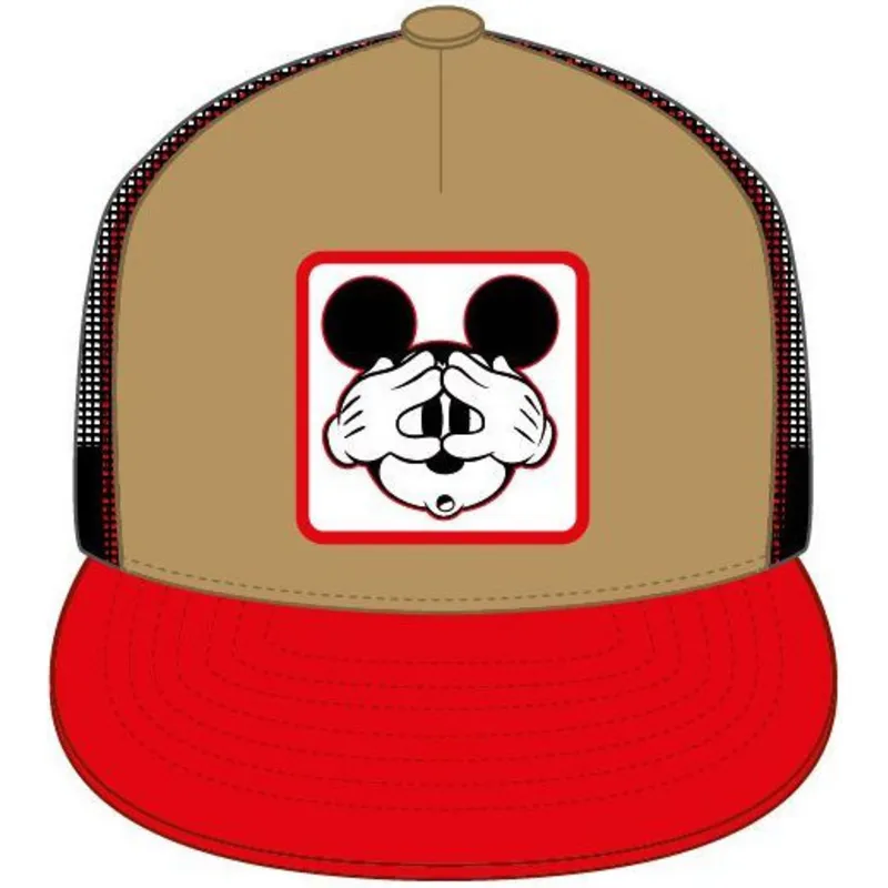 czapki-plana-brazowy-snapback-mickey-mouse-disney-capslab czapki-plana-brazowy-snapback-mickey-mouse-disney-capslab
